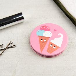 Ice Cream Friends Compact Mirror