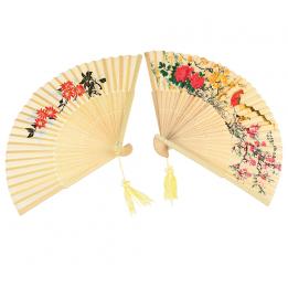 Ivory Chinese Bamboo Folding Fan