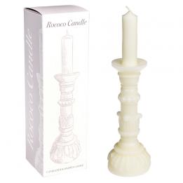 Ivory Rococo Candle