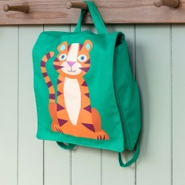 Mini children's canvas backpack - Tiger