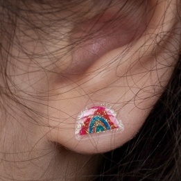 Stick on earrings (30 pairs) - Cosmic Love