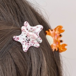 Mini hair claw clips (set of 2) - Sea creatures