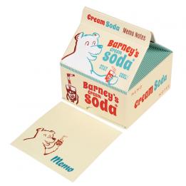 Memo Pads In "Cream Soda" Carton