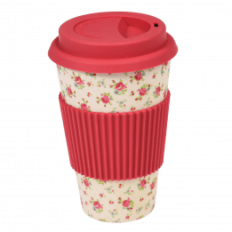 La Petite Rose Bamboo Travel Mug