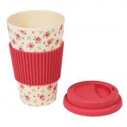 La Petite Rose Bamboo Travel Mug