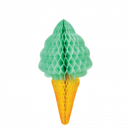 Pistachio Ice Cream Honeycomb Decoration