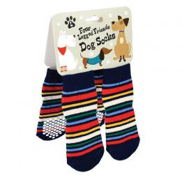 Large Stripes Dog Socks