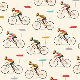 Le Bicycle Wrapping Paper (5 Sheets)