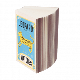 Leopard Matchbox Notepad