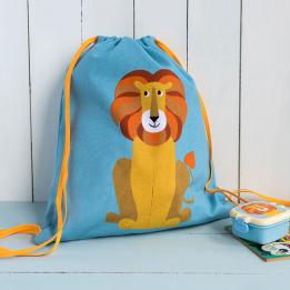 Charlie The Lion Drawstring Bag