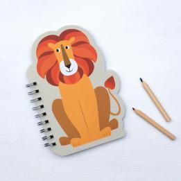 Charlie The Lion Spiral Notebook