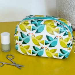 Love Birds Makeup Bag