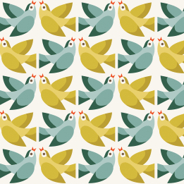 Love Birds Wrapping Paper (5 Sheets)