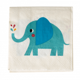 Elvis The Elephant Cocktail Napkins (pack Of 20)