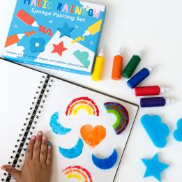 Magic Rainbow Sponge Painting Set