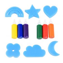 Magic Rainbow Sponge Painting Set