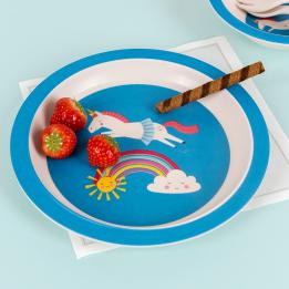 Magical Unicorn Bamboo Plate