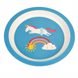 Magical Unicorn Bamboo Plate