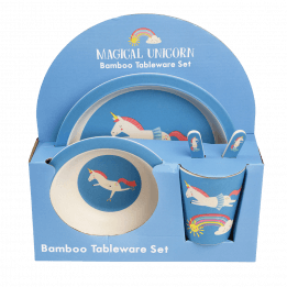 Magical Unicorn Bamboo Tableware (set Of 5)