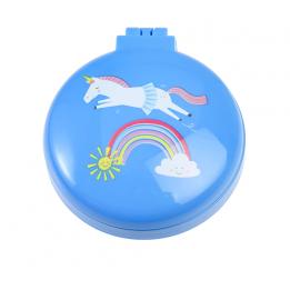 Magical Unicorn Compact Hairbrush