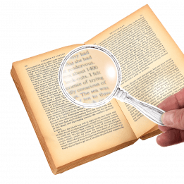 Magnifying Glass Bookmark