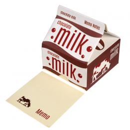 Memo Pads In "Chocolate Milk" Carton