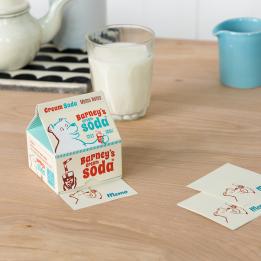 Memo Pads In "Cream Soda" Carton