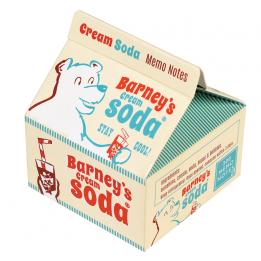 Memo Pads In "Cream Soda" Carton