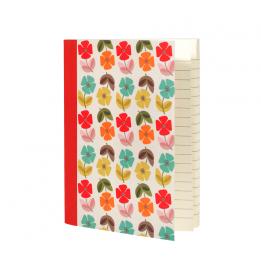 Mid Century Poppy A6 Notebook