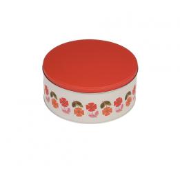 Set Of 3 Mid Century Poppy Cake Tins