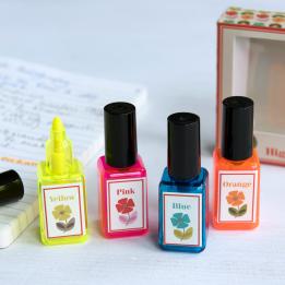 Mid Century Poppy Nail Varnish Highlighters