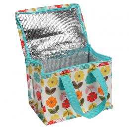 Mid Century Poppy Design Lunch Bag