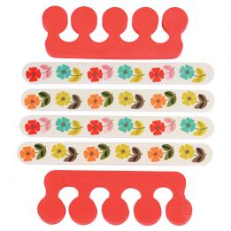 Mid Century Poppy Nail Care Kit