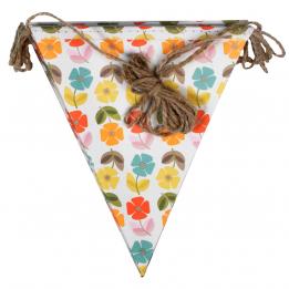 Mid Century Poppy Paper Bunting