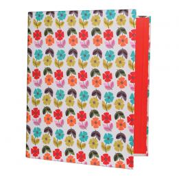 Mid Century Poppy Ring Binder