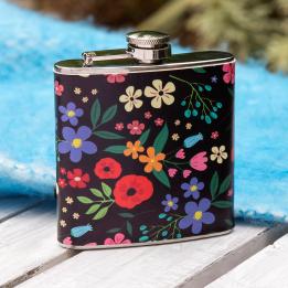 Midnight Garden Hip Flask