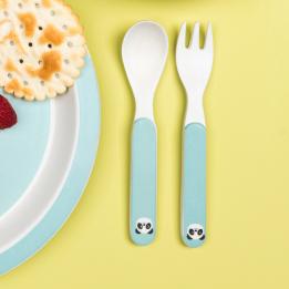 Miko The Panda Bamboo Cutlery