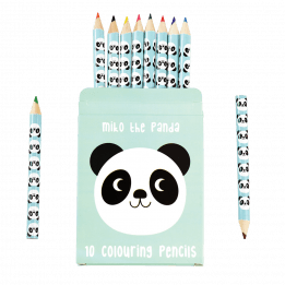 Miko The Panda Colouring Pencils (set Of 10)