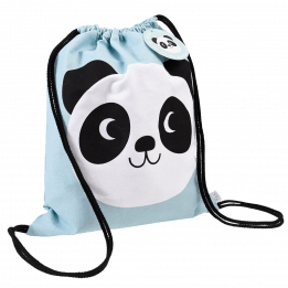 Miko The Panda Drawstring Bag