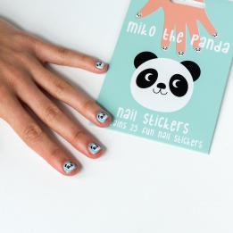 Miko The Panda Nail Stickers (pack Of 25)