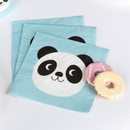 Miko The Panda Napkins (pack Of 20)