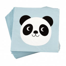 Miko The Panda Napkins (pack Of 20)