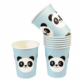 Miko The Panda Paper Cups (set Of 8)