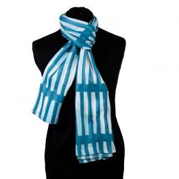 Milano Turquoise Cotton Scarf