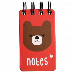 Mini Bear Spiral Notebook