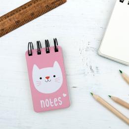 Mini Cat Spiral Notebook