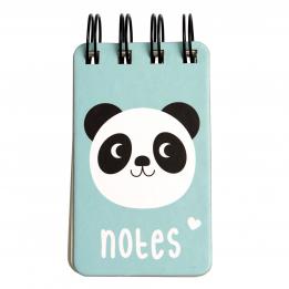 Mini Panda Spiral Notebook