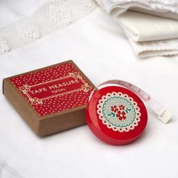 Mini Tape Measure Vintage Doily