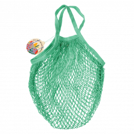 Mint Green Organic Cotton Net Bag