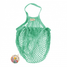 Mint Green Organic Cotton Net Bag